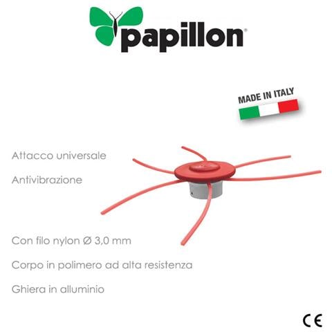 Testina Universale Multifilo Nylon 3 mm per Decespugliatori - Foto 2