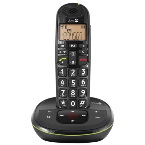 Cordless PhoneEasy 105wr, DECT, 15 min, 50m, Nero, 20 Entrate, 10h - Foto 2