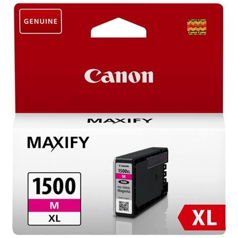 PGI-1500 XL M Cartuccia Ink Originale Magenta per Canon MAXIFY MB2350 Capacità 780 Pagine - Foto 9