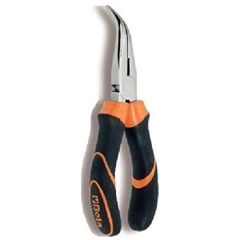 Pinza per elettronica becchi mezzotondi piegati mm. 120 - Foto 2