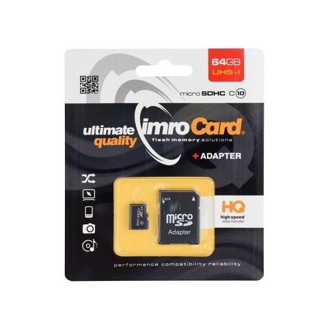 Scheda Di Memoria Micro Sdhc 64gb Classe 10, Nero - Foto 4