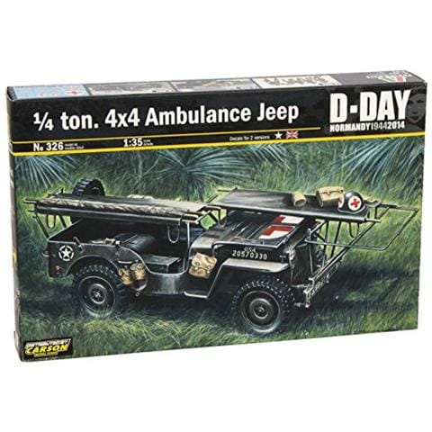 It0326 Ambulance Jeep 1/4 Ton 4x4 Kit 1:35 Modellino - Foto 1