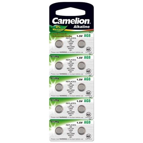 Batterie Alkaline Ag8 Lr1120 Lr55 1.5v No Mercurio 10 Pezzi - Foto 1