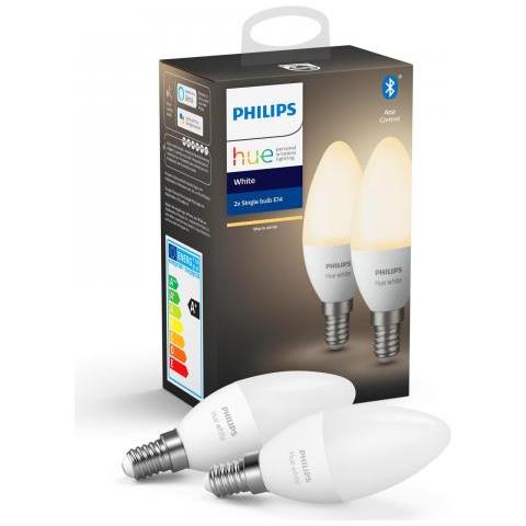 Hue White E14 Led Lampe Doppelpack 2x 5,5 W Bluetooth - Foto 1