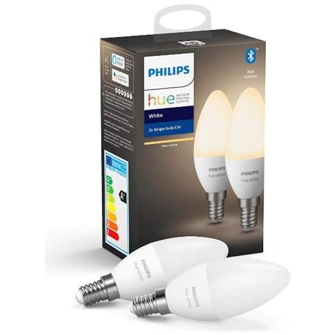 Hue White E14 Led Lampe Doppelpack 2x 5,5 W Bluetooth - Foto 2