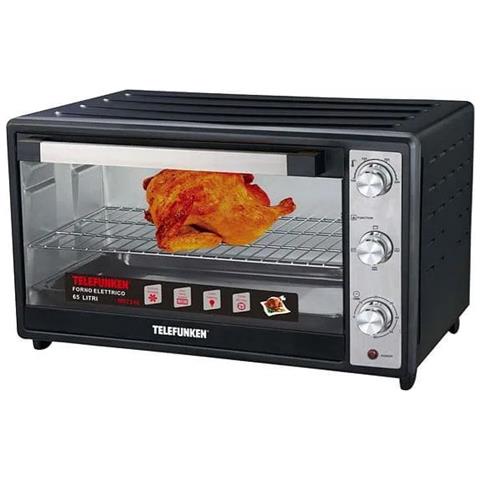 TELEFUNKEN - Forno Elettrico MO7346 Capacità 65 L Multifunzione Ventilato  Potenza 2100 W Colore Nero - ePRICE