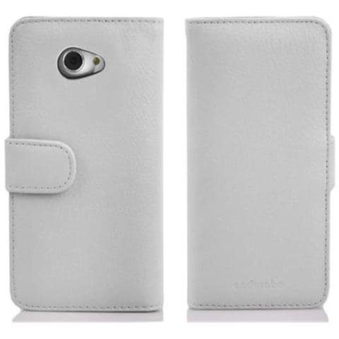 Custodia Compatibile Con Sony Xperia M2 / M2 Aqua In Magnesio Bianco - Coperchio Protettivo Con Chiusura Magnetica E 3 Slot Per Carte - Foto 6