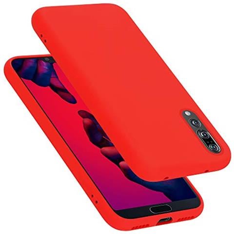 Custodia Compatibile Con Huawei P20 Pro / P20 Plus In Liquid Rosso - Coperchio Protettivo In Silicone Tpu Flessibile - Foto 1