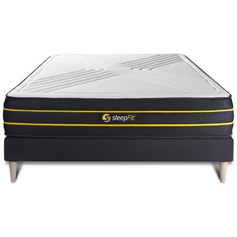 Kit Rete E Materasso Ultra 120x195cm - Spessore : 26cm - Memory Foam E Micro-molle Insacchettate - Bilanciato - Foto 1