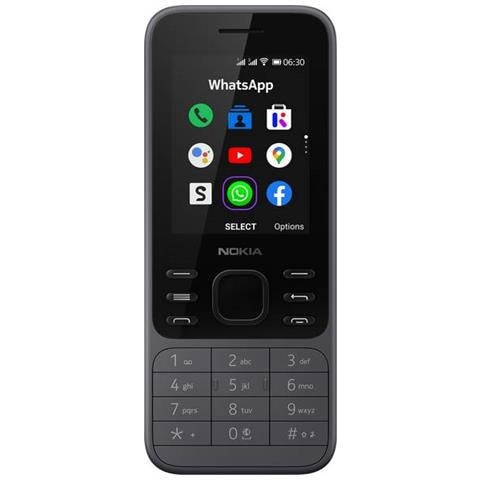 6300 4 GB Dual Sim Display 2.4" Slot Micro SD Fotocamera 0.3 Mpx Carbon - Foto 2