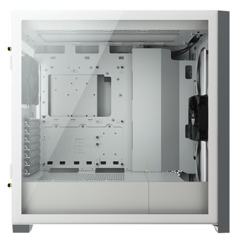 5000d Tempered Glass Midi Tower Bianco - Foto 2