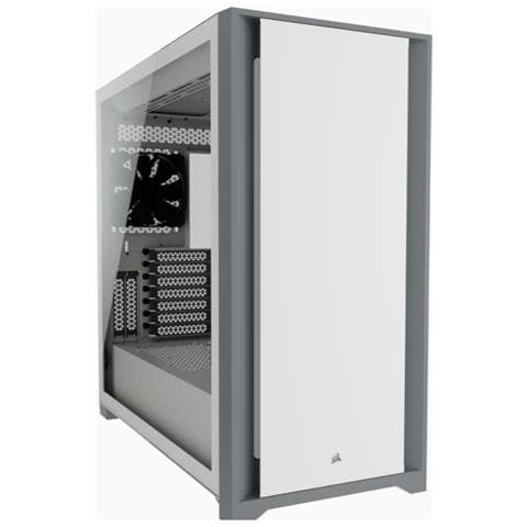 5000d Tempered Glass Midi Tower Bianco - Foto 11