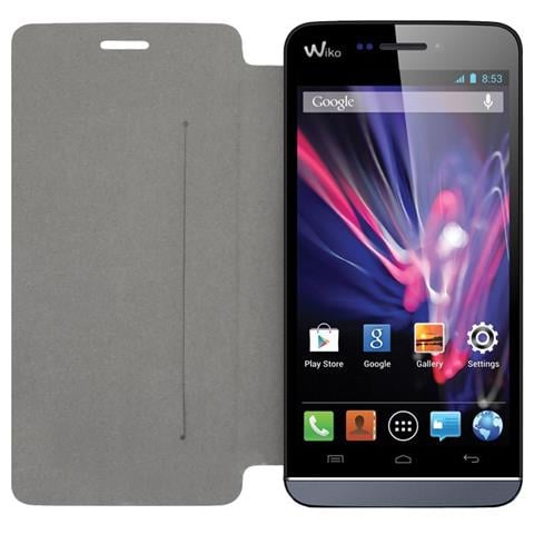 Pellicola Protettiva in Ecopelle per Smartphone Nera SCP41193 - Foto 1