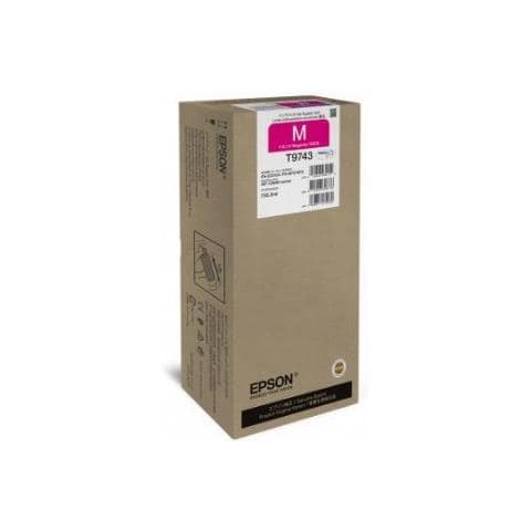 Unità di Alimentazione Inchiostro T9743 XXL Compatibile con WorkForce Pro WF-C869R Colore Magneta - Foto 1