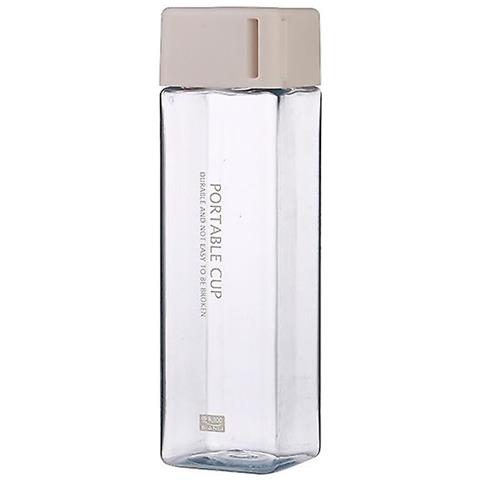 INLAW (giallo) Bottiglia D'acqua Square Studente Studente Struttura A Prova Di Plastica Plastica Pc Transparent Cup