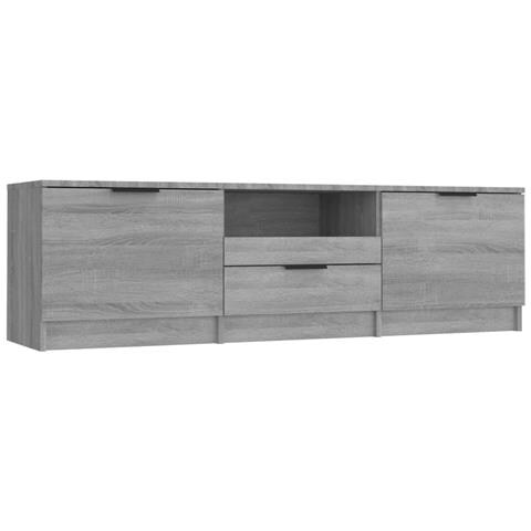 Mobile Tv Grigio Sonoma 140x35x40 Cm In Legno Ingegnerizzato - Foto 1