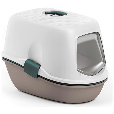 Furba Top Chic, Toilette Con Setaccio Autopulente, Tortora - Verde Inglese - Bianco - Foto 1