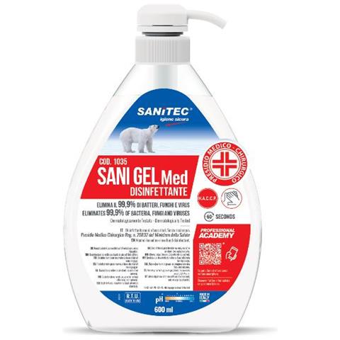 Cf6 Sanigel Mani Igienizzante 600ml - Foto 1