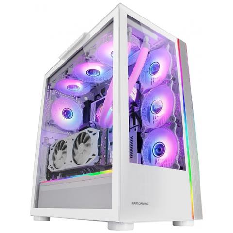 Mc-ultra White, Big Tower E-atx Xxl, Dual Led Argb, Dual Window, Dual Structure - Foto 1