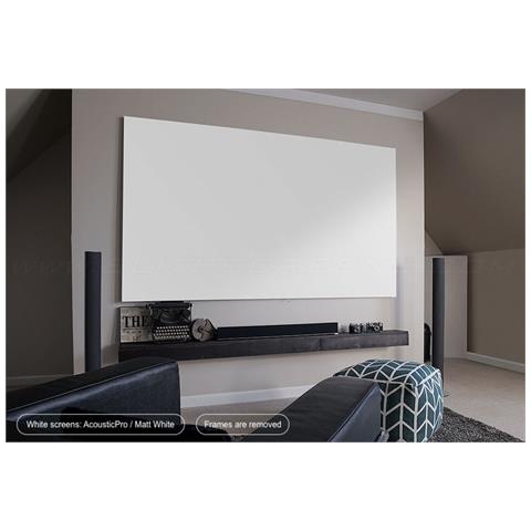 Aeon Edge Free - Schermi Di Proiezione Con Cornice 90 Inch 16:9 Cinewhite A8k266 X 149 (120"""") Starbright Clr Adatto Per: Proiettori A Ottica Ultra Corta (ust) - Foto 5
