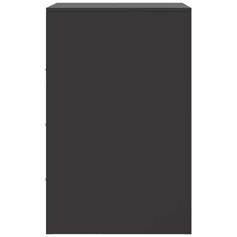 Comodino Nero 34,5x39x62 cm in Acciaio - Foto 2