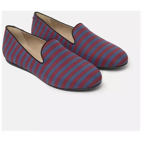 Mocassino In Cotone Blu - Eu42/us9 - Foto 2