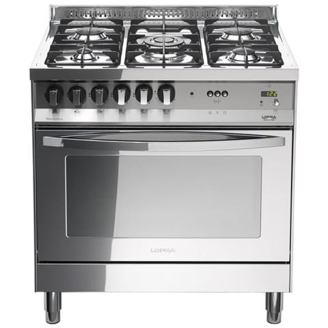 Cucina elettrica PLG86MFT /C 5 Fuochi a Gas con Forno Elettrico Multifunzione Classe A Dimensioni 80 cm Colore Acciaio inox - Foto 1