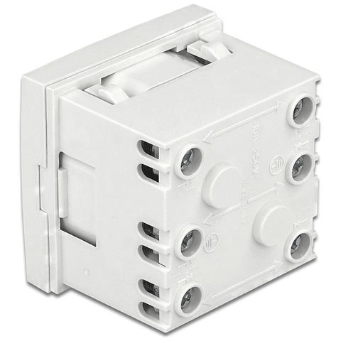 Easy 45 Presa di alimentazione con messa a terra a estendibile con disposizione a 45° 45 x 45 mm - Foto 3