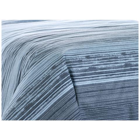 Copripiumino Sacco Piumone 100% Cotone Made In Italy Disegno Padel Piazza E Mezza Blu - Foto 2
