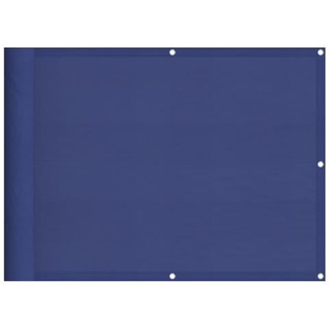 Paravento Da Balcone Blu 75x1000 Cm 100% Poliestere Oxford - Foto 2