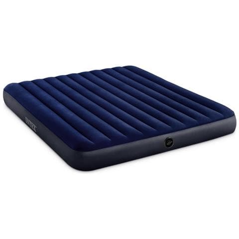 Set Materassino Gonfiabile - 203x183x25 Cm - Blu - Include Accessori Coordinati Cb2 - Foto 2