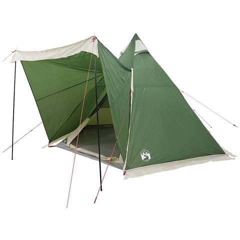 Tenda Familiare Tipi per 6 Persone Verde Impermeabile - Foto 2