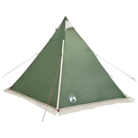 Tenda Familiare Tipi per 6 Persone Verde Impermeabile - Foto 8