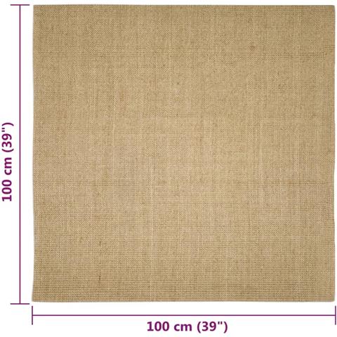 Tappeto in Sisal per Tiragraffi 100x100 cm - Foto 6