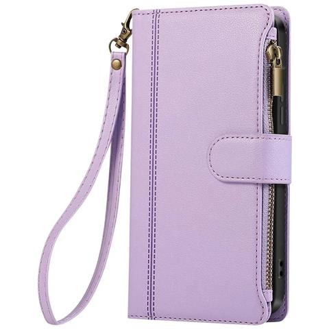 Custodia A Portafoglio Per Galaxy A56 Con Cerniera E Tracolla Rimovibile - Foto 1