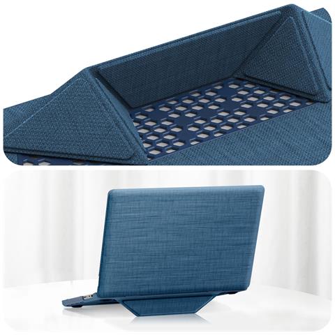 Custodia Per Macbook Pro 16"" In Tessuto Con Supporto Magnetico Pieghevole - Foto 2