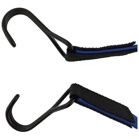 Corda Elastica Con Ganci 80cm Blu - Tenditore Per Fissaggio - Foto 1