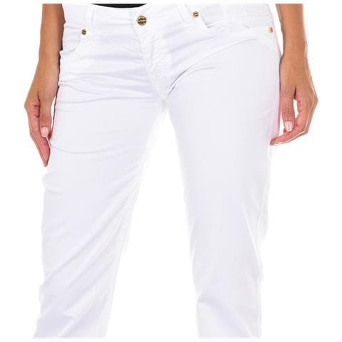 Pantalone Lungo In Tessuto Elastico C011444-p084 Donna - Foto 2