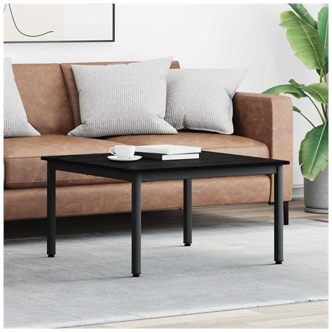 Tavolino da salotto Rovere Nero 80 x 80 x 45 cm - Foto 2