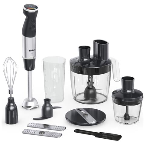 Quickchef+ HB67G830 frullatore 0,8 L Frullatore ad immersione 1000 W Nero, Acciaio inox - Foto 1