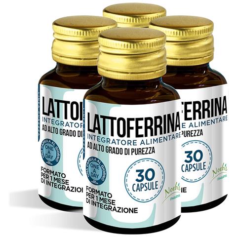 Lattoferrina 200 mg 30 Capsule - Alto Grado di Purezza - Formula Essenziale in Capsule (Confezione quadrupla) - Foto 5