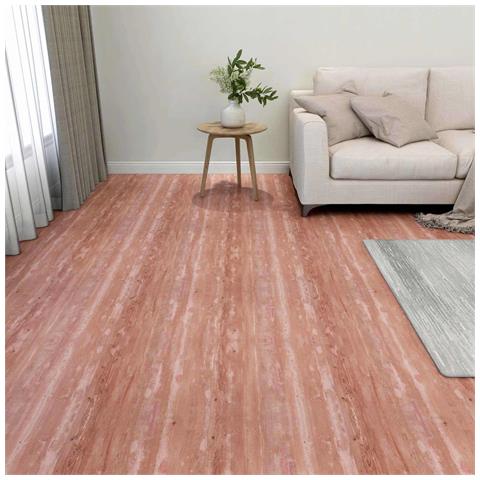 Tavole di Pavimento 55 pcs Rosso 5,11 m² PVC - Foto 2