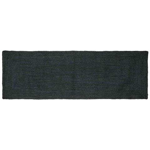 Tappeti per area Rettangolare Grigio Scuro 80 x 300 cm Juta - Foto 1