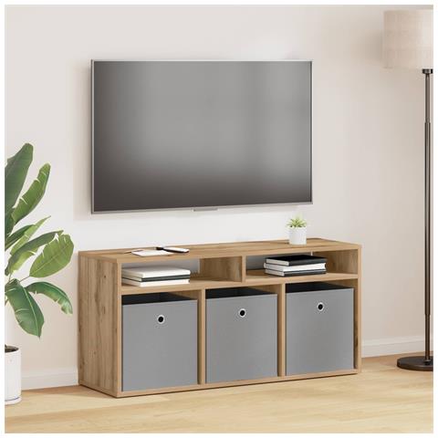 Lowboard con cassetto Rovere artigianale 102 x 32 x 48,5 cm - Foto 2