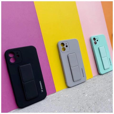 Custodia In Silicone Con Supporto Xiaomi Poco M4 Pro 5g Custodia In Silicone Con Supporto Xiaomi Poco M4 Pro 5g Rosa - Foto 2