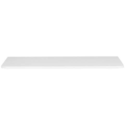 Piano lavabo 80 cm, Arrotondato, Marrone opaco, per lavabo da appoggio, LINEA - Foto 1