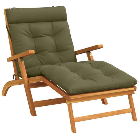 Cuscino per Lettino VIANEN 100% Poliestere Verde Oliva - Foto 2