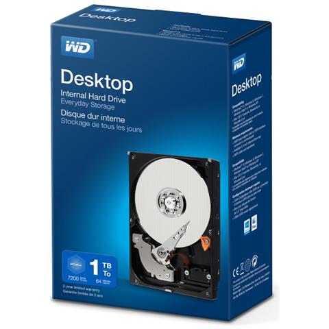 Hard Disk Interno WD Desktop Mainstream 1 TB 3.5" Sata III 6GB / s Buffer 64 MB 7.200 rpm - Foto 4