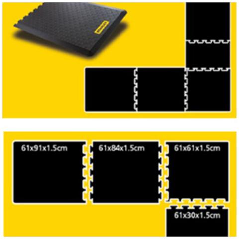 Tappetino Anti-Fatica Componibile Pezzo Terminale 61x91x1,5 Cm - Foto 2
