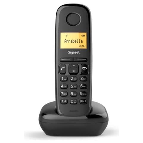 A170 Telefono analogico /DECT Identificatore di chiamata Nero - Foto 1